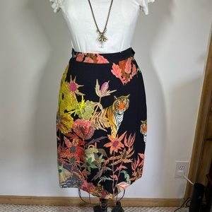 Tiger/jungle skirt from Anthropologie NWT!